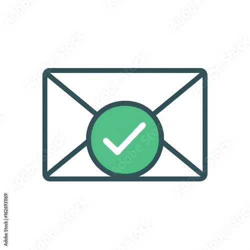 Email icon with check mark for confirmation