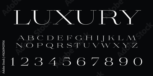Luxury Font Alphabet Vector Design for Elegant, High-End, and Sophisticated Typography