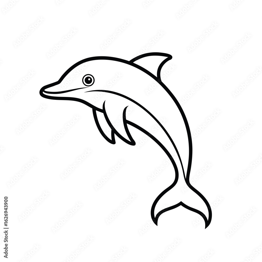 vector illustration of a dolphin vector illustration of a dolphin