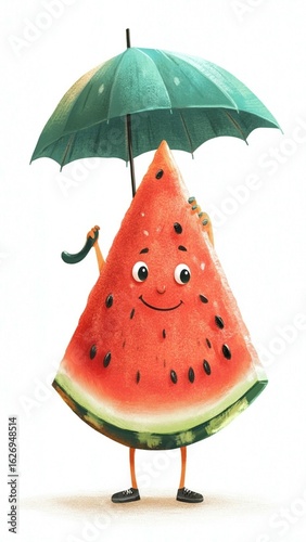 Watermelon under Umbrella