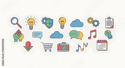 Tic Tac Toe Game, Digital Art, Interactive, Modern Design, Vector Illustration, Minimalist Style, Fun Concept