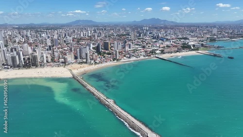 Wallpaper Mural Fortaleza Skyline At Fortaleza In Ceara Brazil. Coast City. Downtown Cityscape. Beach Landscape. Fortaleza Skyline At Fortaleza In Ceara Brazil. Beautiful Skyline. Brazil Northeast. Torontodigital.ca