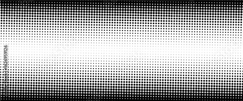 Grunge halftone gradient background. Faded grit noise texture. White and black sand wallpaper. Retro pixelated backdrop. Anime or manga style comic overlay. Vector graphic design textured template