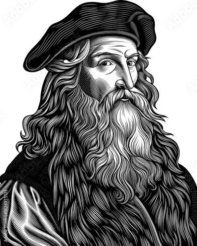 Εκτύπωση καμβά Leonardo Da Vinci