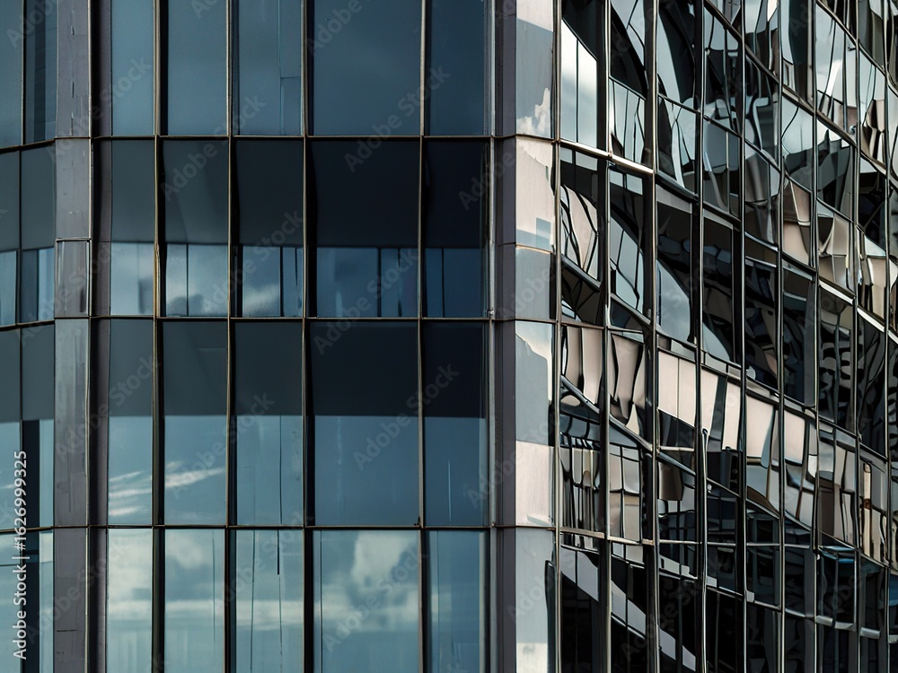 Fototapeta premium windows of office building