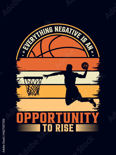 Basketball t-shirt design