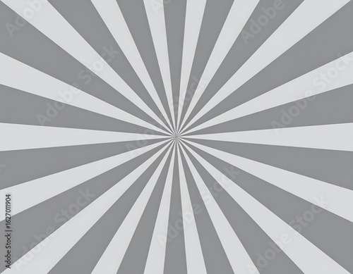 Abstract gray and white radial pattern