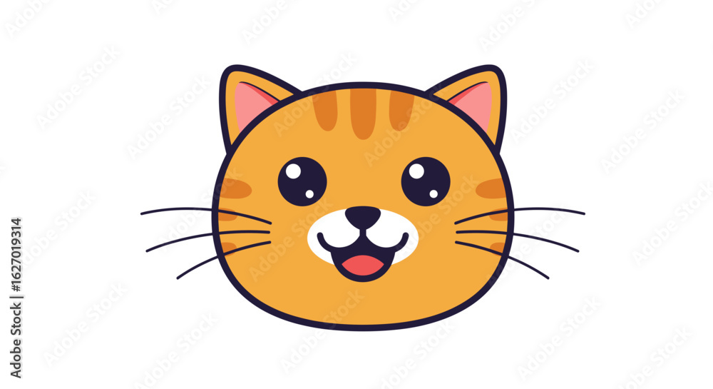 Obraz premium Cat Face Icon