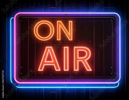 Neon sign, ON AIR