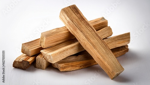 palo santo sticks on white background for spiritual practices