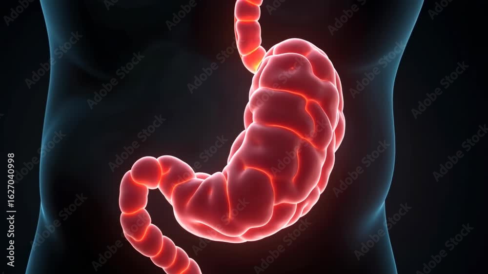 appendix, intestinal health, abdominal anatomy. Organ structure ...
