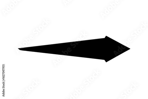 White paper origami airplane toy flying freely, isolated on a clean background
