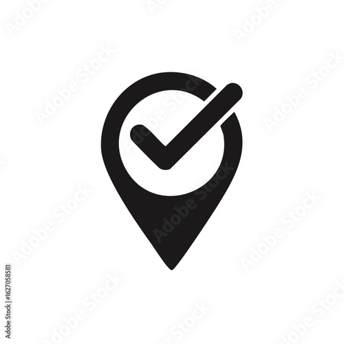 Completed Destination Confirmed Location Approved Navigation Position Pin Marked Map Pointer