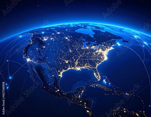 North American lights, network