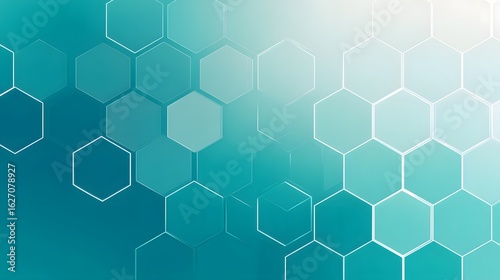 A captivating abstract background featuring a honeycomb pattern with shades of blue and white gradients forming a mesmerizing cellular design.