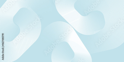Modern abstract background. Glossy white gradient circle lines. Minimal geometric pattern. Simple graphic elements. Futuristic concept. Suitable for cover, poster, banner, brochure, eps10.
