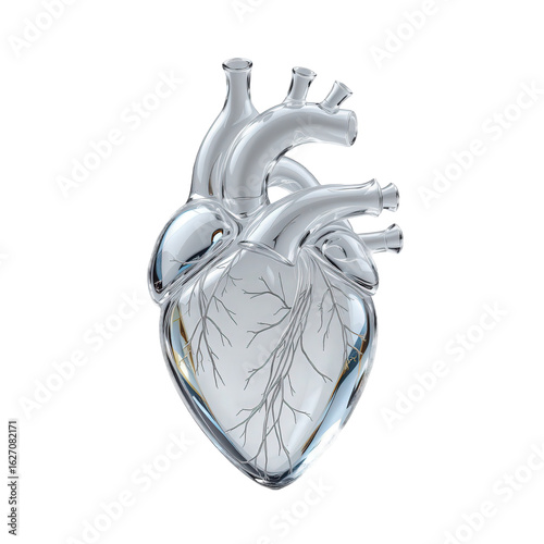 Realistic 3D Model of Human Heart with Detailed Anatomical Features