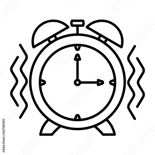 Outline metaphor icon showing emotional tension, mental pressure, and learning struggle related to school stress and student burnout