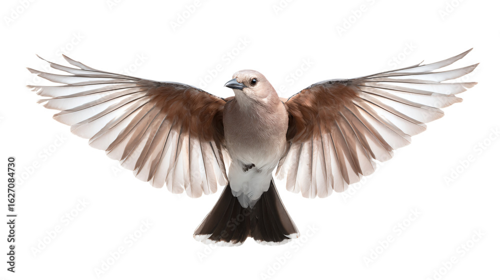 Fototapeta premium a bird with its wings spread out and its wings spread