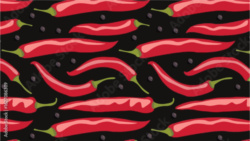 seamless pattern with red lips