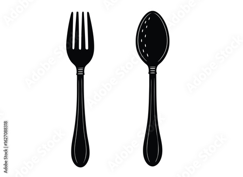 fork and spoon