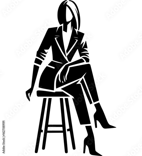 Sitting Boss Look Icon - 8