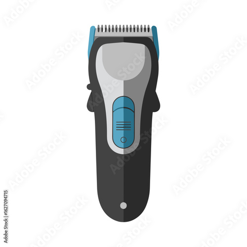 Grooming hair clipper in modern design with ergonomic grip  