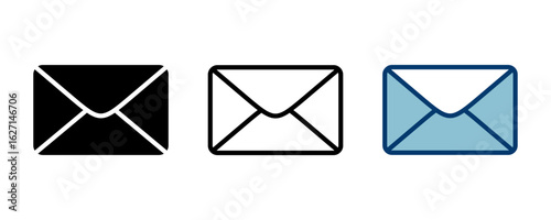 Mail vector vector icon isolated on white background. E-mail icon. Envelope illustration. Message
