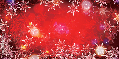 雪　クリスマス　冬　光　背景	