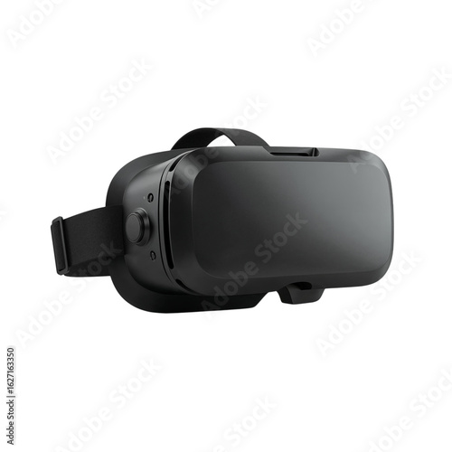 Modern virtual reality headset for immersive gaming and entertainment experiences isolated on transparent background