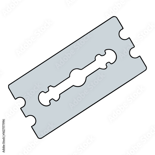 A razor is a grooming tool with a sharp blade used for shaving hair smoothly from the skin, offering a clean, precise cut for facial or body hair removal.
