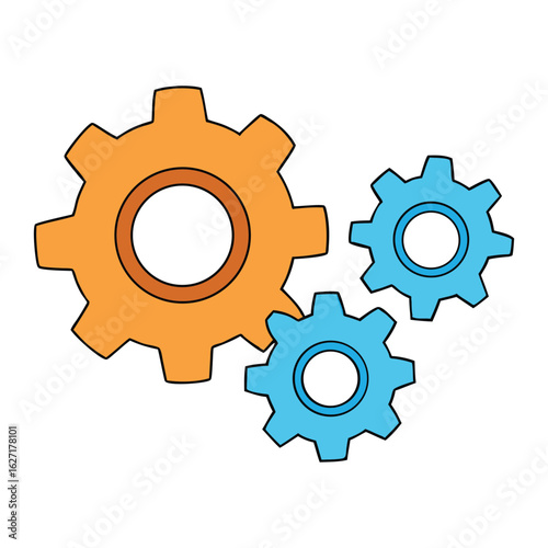 Interlocking gears transfer motion and force with precision. Common in machines, they rotate in sync to drive mechanical systems efficiently and reliably.
