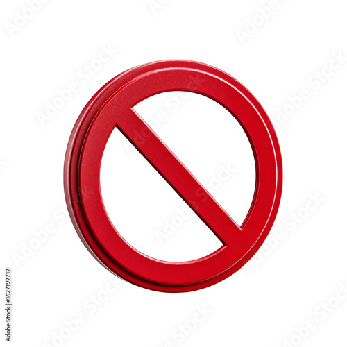 Free Download Bold red prohibition sign for rules, order, and restrictions - GFXLoad