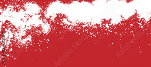 Abstract Dark red concrete dirty rustic fire red texture. Old vintage retro red background texture banner with elegant holiday color and design Vector red grunge texture white transparent background. 