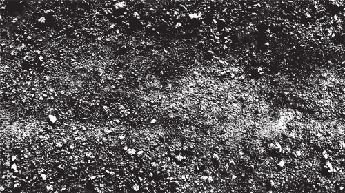 Rough black and white texture vector. Distressed overlay texture. Grunge background. Abstract textured effect. Vector Illustration