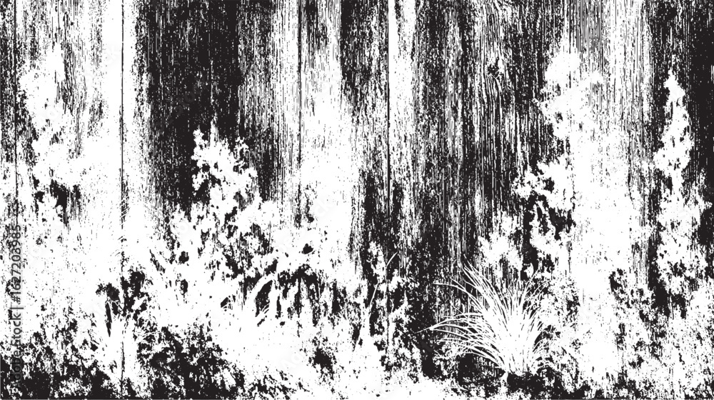 Fototapeta premium Old texture of the wall covered with paint with the effect of damage, dust, graininess, cracked. Concrete surface - Overlay texture, template grunge stamp.