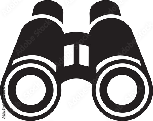 binoculars clipart, binoculars vector illustration, binoculars silhouette vector black and white