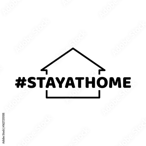 Stay at Home Illustration