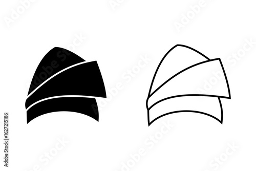 Tanjak or tengkolok, traditional Malay head covering.