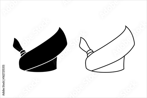 Tanjak or tengkolok, traditional Malay head covering.