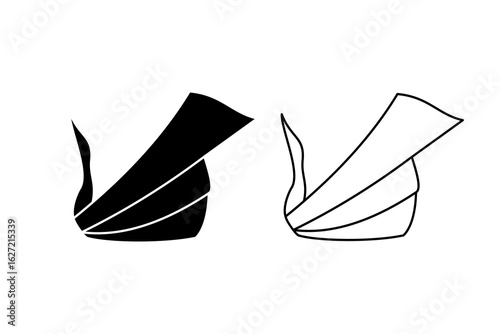Tanjak or tengkolok, traditional Malay head covering.