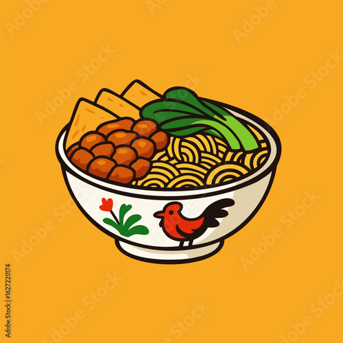 Chicken Noodle Soup Bowl