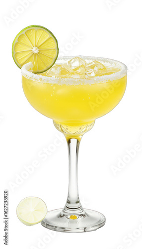 Refreshing Yellow Margarita Cocktail