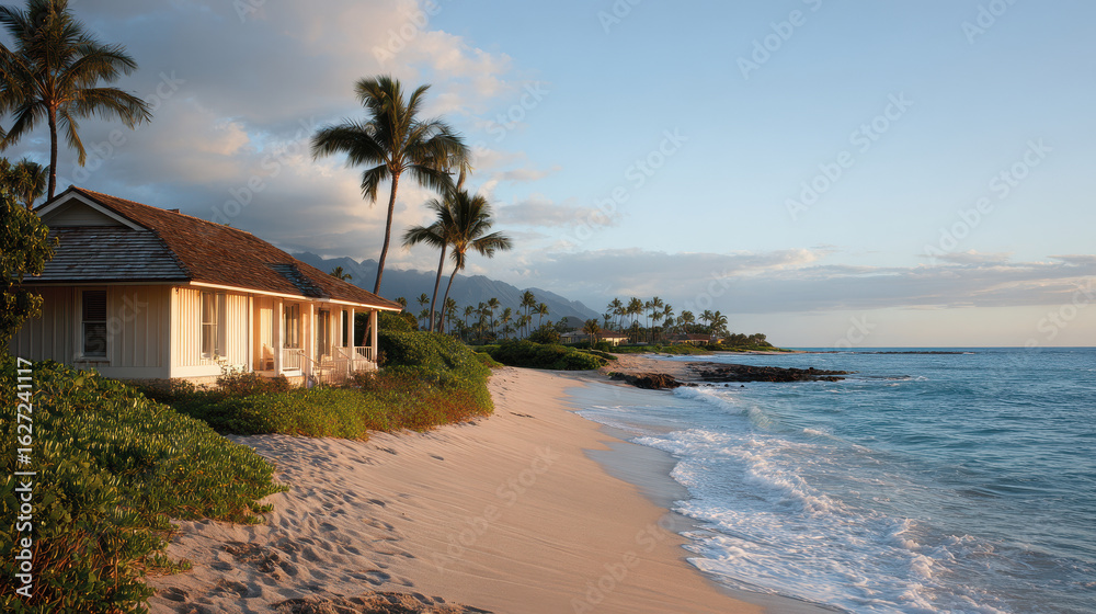 Obraz premium tropical beach resort