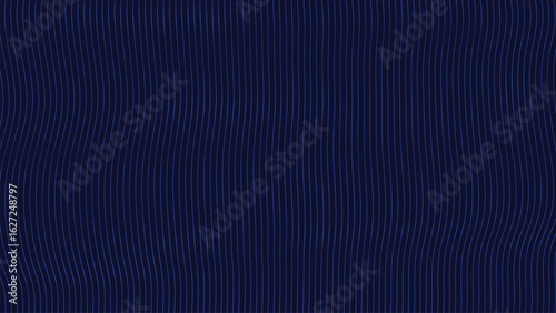 Dark blue background wave lines abstract design pattern texture