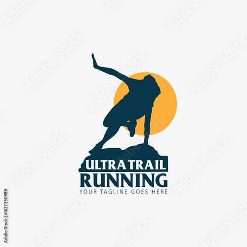 ultra trail tun logo vector