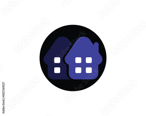 Real estate and home buildings logo icons template