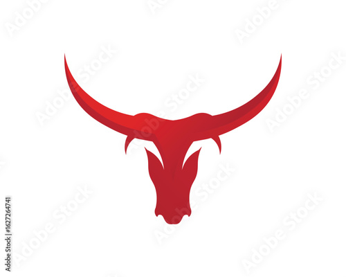 Bull horn logo and symbols template icons app