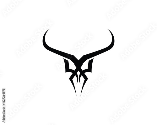 Bull horn logo and symbols template icons app