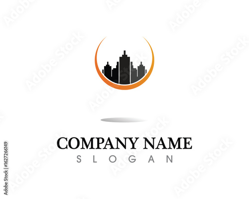 Real estate and home buildings logo icons template